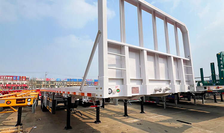 2 Axle Cimc Flatbed Semi Trailer for Sale in Zimbabwe