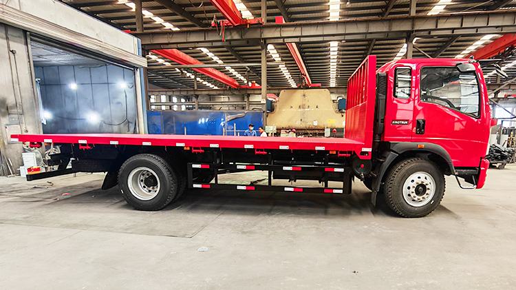 howo wrecker flatbed truck for sale near me in Zimbabwe
