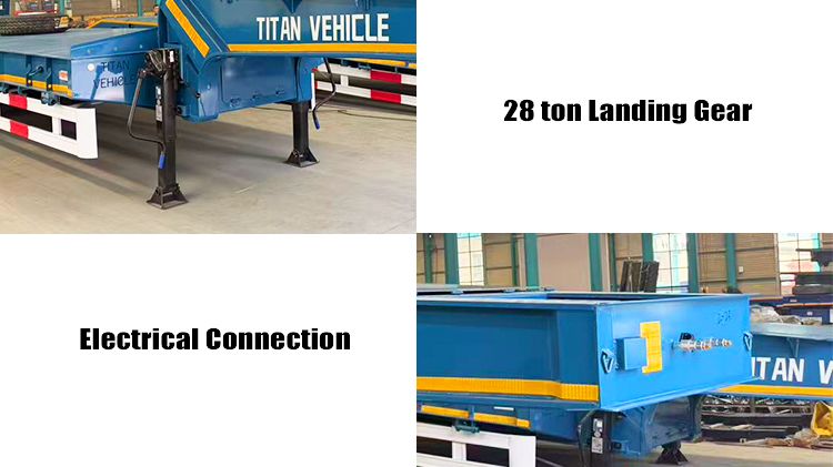 Titan 3 axle 80 ton lowbed trailer for sale in Zimbabwe