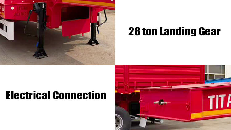 3 Axle 60 ton Lowbed Semi Trailer for Sale in Zambia