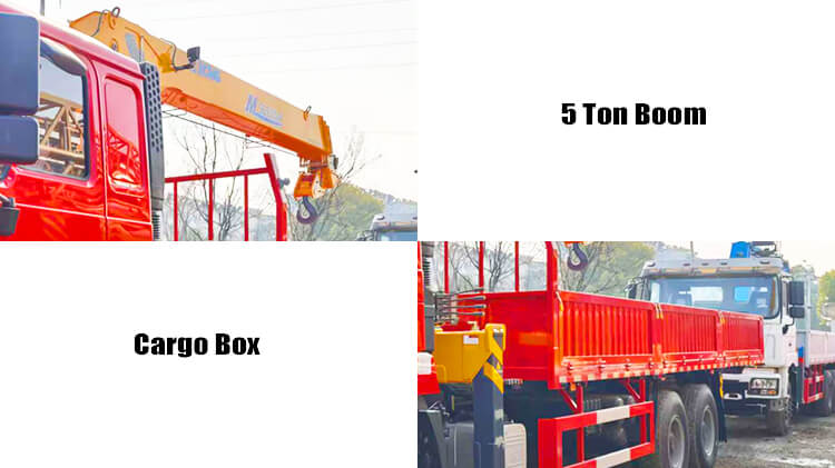 Shacman 5 Ton Truck Mounted Crane for Sale Price in Zimbabwe