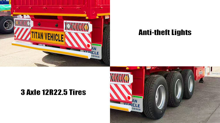 3 Axle Side Wall Trailer for Sale in Zambia