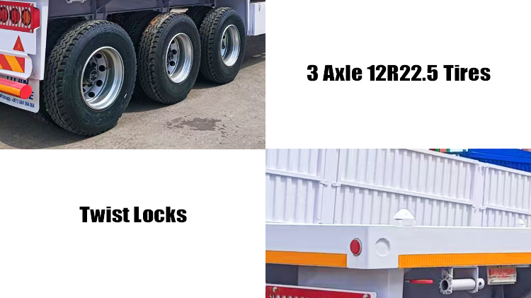Afrit Tri Axle Flat Deck Trailer for Sale in Zimbabwe