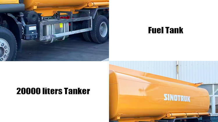 20000 Liters Howo Tx Diesel Bowser Truck for Sale in Zimbabwe