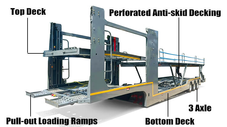 Multifunction 8 Car Carrier Trailer for Sale in Zimbabwe