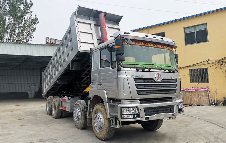 Used Shacman 8x4 Dump Truck for Sale in Zambia