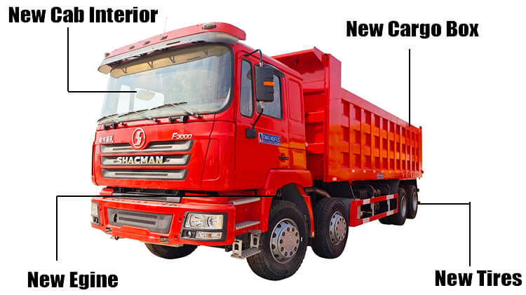 Used Shacman Dump Truck for Sale Price in Zambia