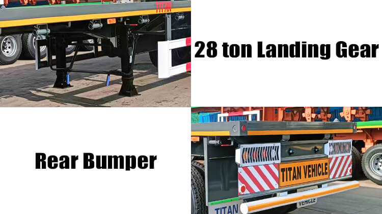 Tri Axle Flatbed Trailer for Sale in Zimbabwe