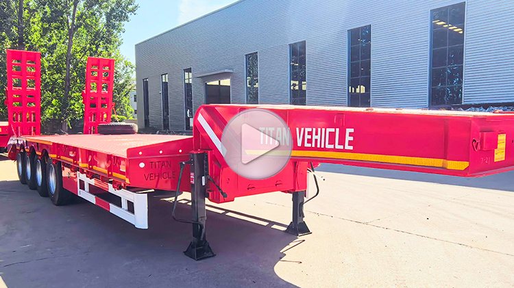 4 Axle 100 Ton Lowbed Trailer for Sale in Zimbabwe