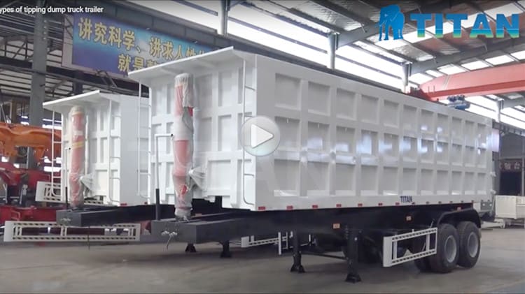 Different Types of End Dump Trailers for Sale Price