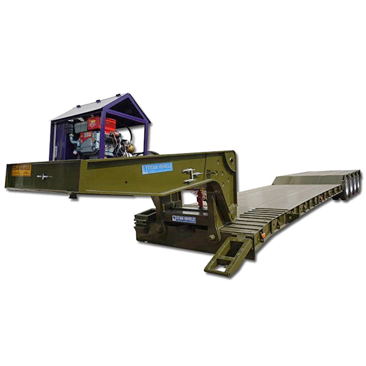 100 Ton Detachable Gooseneck Lowboy Trailer