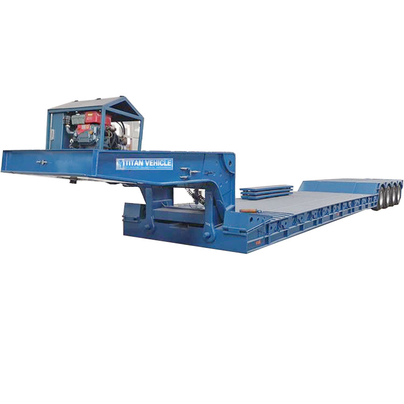 4 Axle Front Loading Loader Trailer