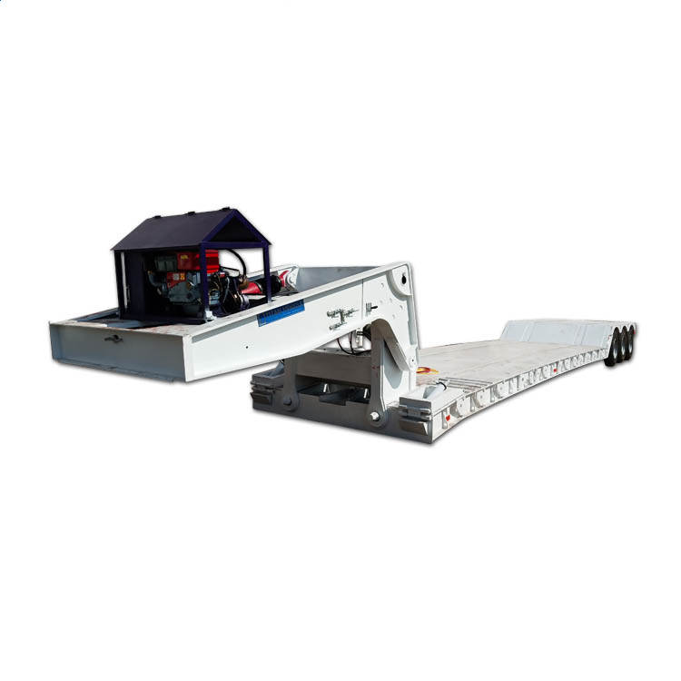 3 Axle Hydraulic Detachable Gooseneck Trailers