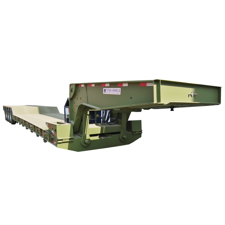 4 Axle 80 Ton Removable Gooseneck Trailer