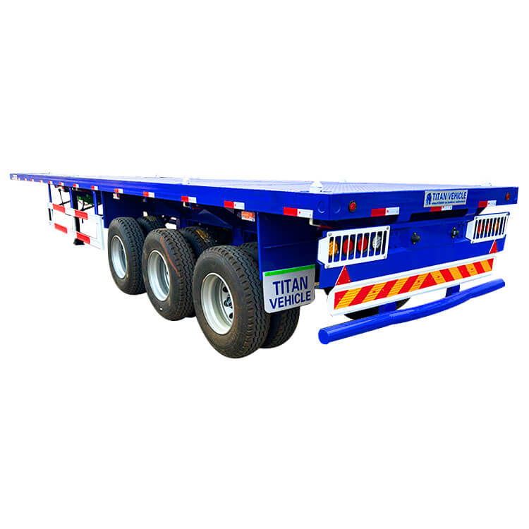 3 Axle Flatbed Semi Trailer