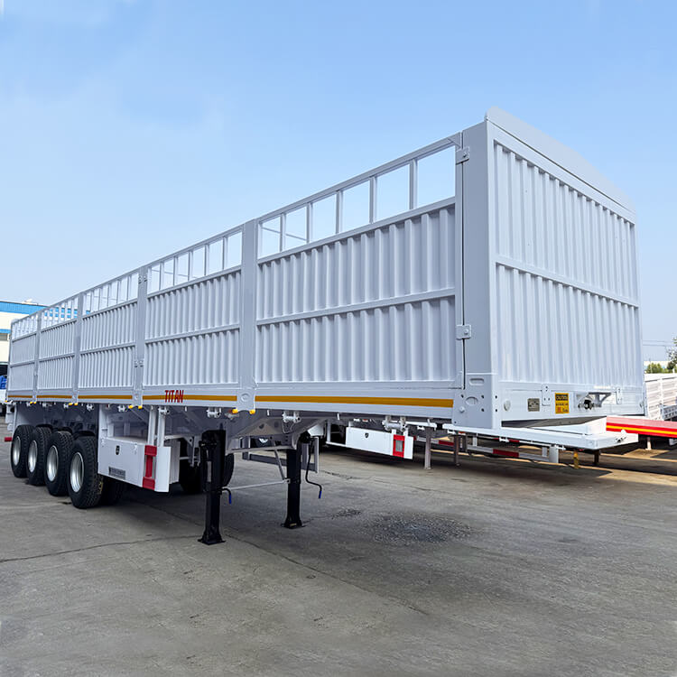 4 Axle Fence Cargo Semi Trailer
