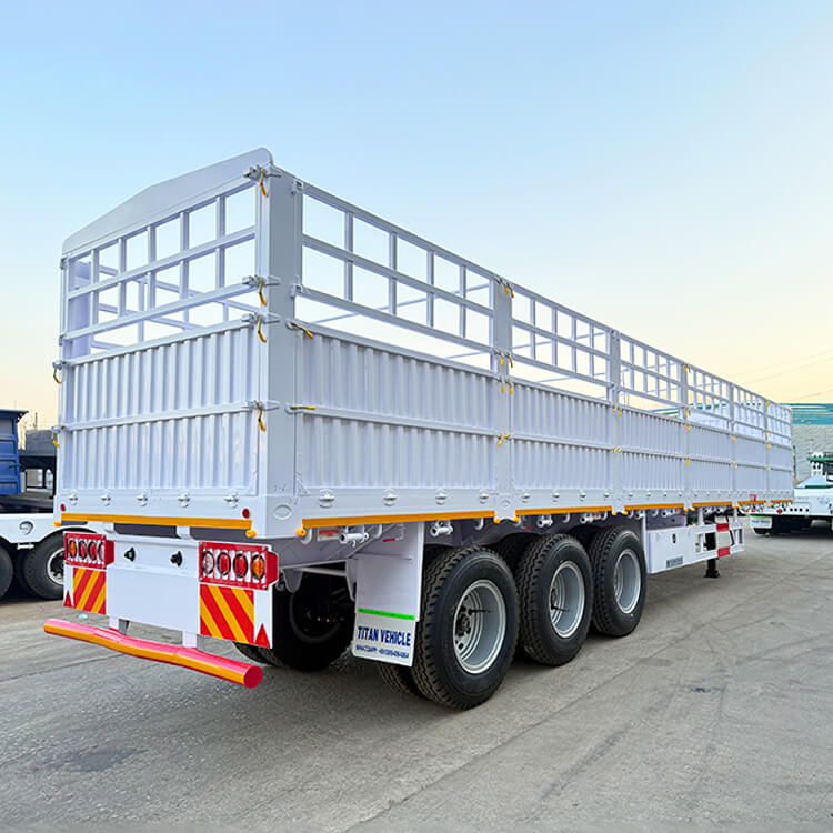 3 Axle Cattle Transport Stake Trailer