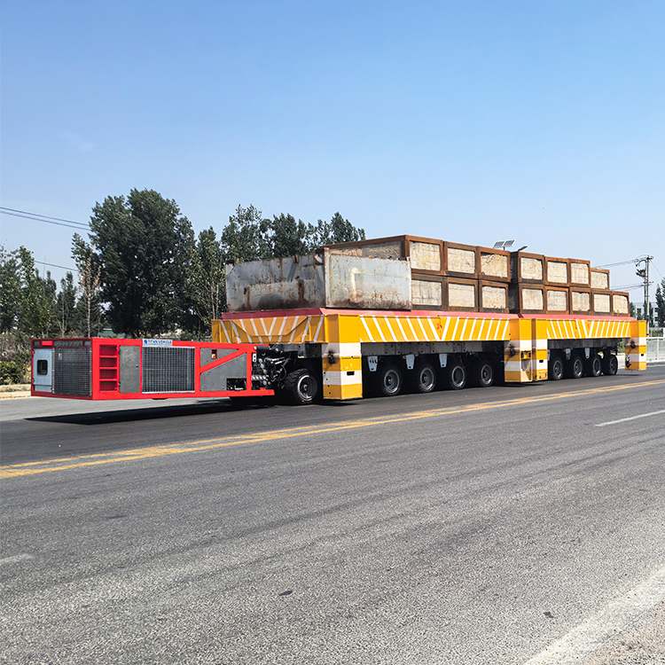 spmt self propelled modular trailer
