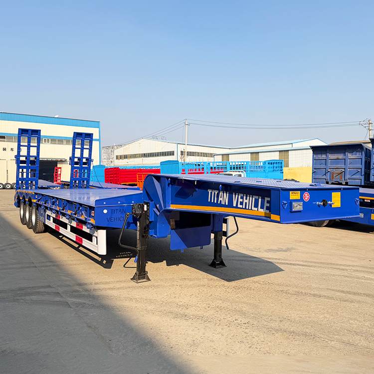 3 Axle Lowbed Semi Trailer