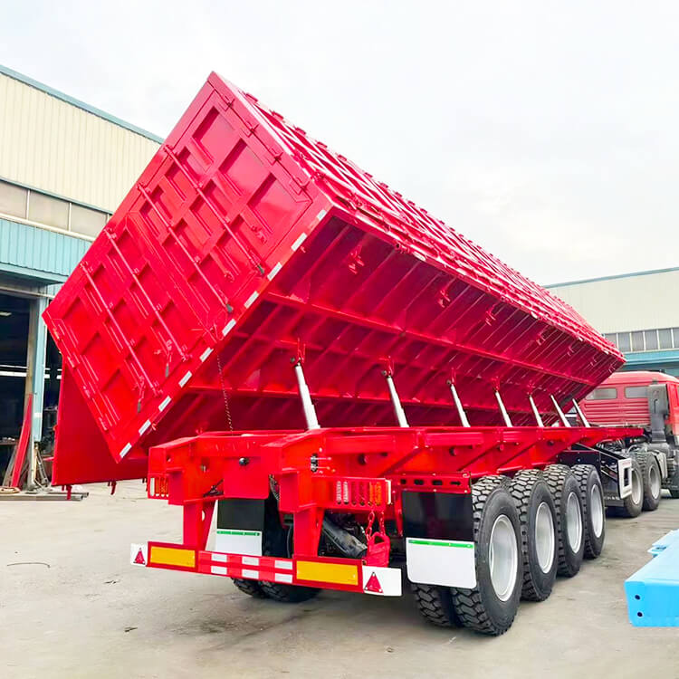 4 Axle Side Tipper Trailer