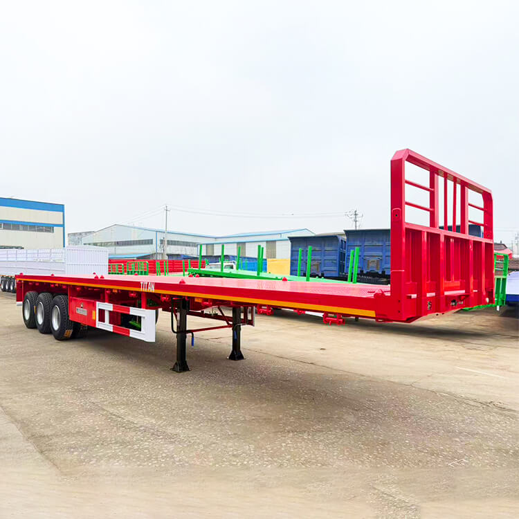3 Axle 40 Ft Flatbed Trailer