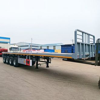 4 Axle Flatbed Semi Trailer
