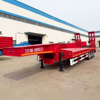 3 Axle 60 ton Lowbed Semi Trailer