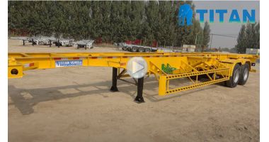 2 Axle 40Ft Container Chassis Trailer